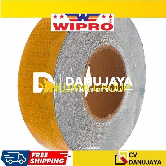 WIPRO Sticker Stiker Tempelan Solasi Pantulan Cahaya Isolasi Reflektor SR-500 (Yellow)
