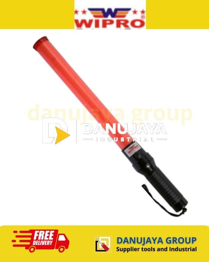 Tongkat Parkir Traffic Trafic Baton Lalu Lintas Stik Lampu Safety Pengaman Lalu LIntas 54cm 54 cm Wipro TP-500