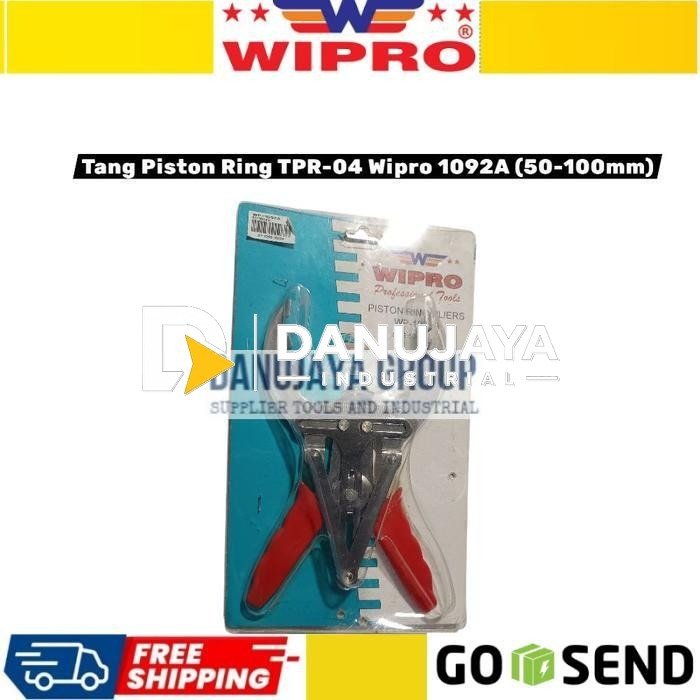 Tang Piston Ring Wipro TPR-04 WP-1092A 50-100mm Alat Pasang Lepas Ring Piston Mesin Motor Mobil Bengkel Otomotif Hand Tool