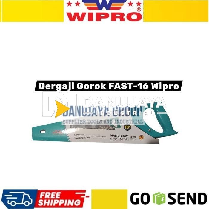 Gergaji Gorok FAST-16 Wipro Gergaji Kayu 16 Inch Tangan Tajam untuk Pertukangan