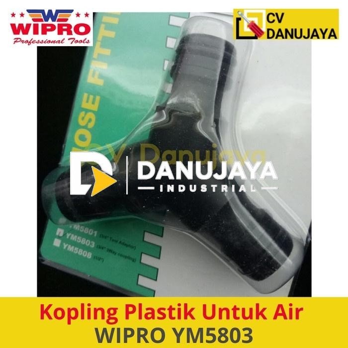Sambungan Selang 3 Cabang Hose Fittings kopling Plastik WIPRO YM5803