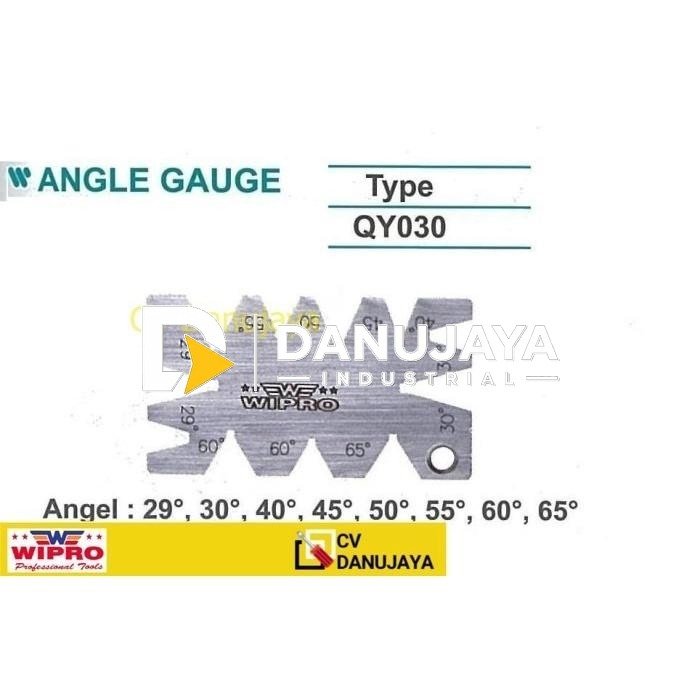 Angle Gauge Alat Ukur type QY030 - wipro