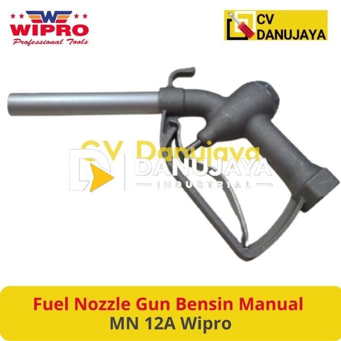 Fuel Nozzle Gun Manual Bensin Solar BBM Pertamini MN 12A Wipro