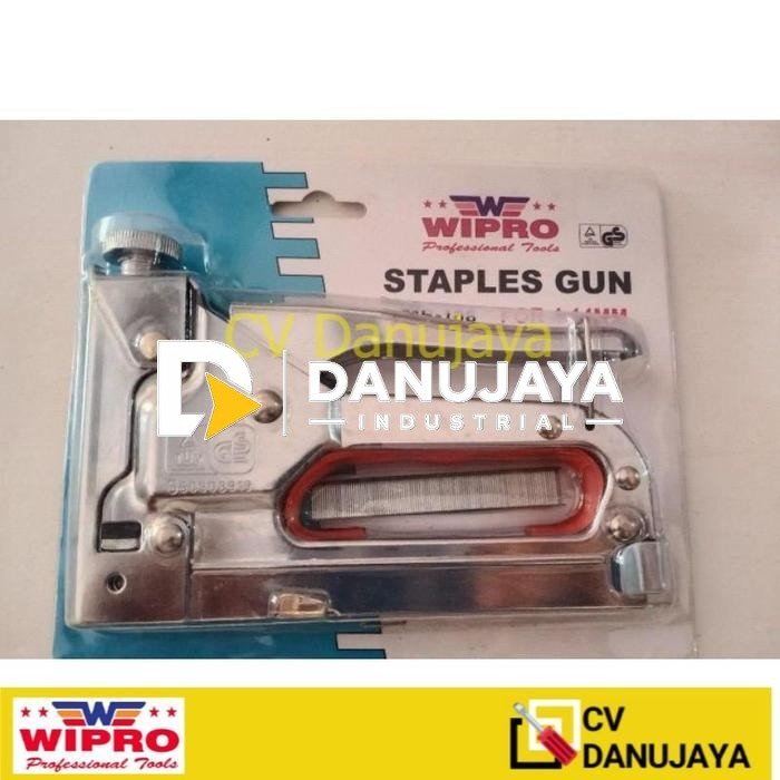 WIPRO STAPLES GUN WP-106 (BONUS 1 REFILL ISI STAPLES) / KLIP TEMBAK WIPROStaples/Stapler WIPRO WP-110 Gun Staple 3 in 1 - Staples Tembak 3in1 WP110 Wipro.