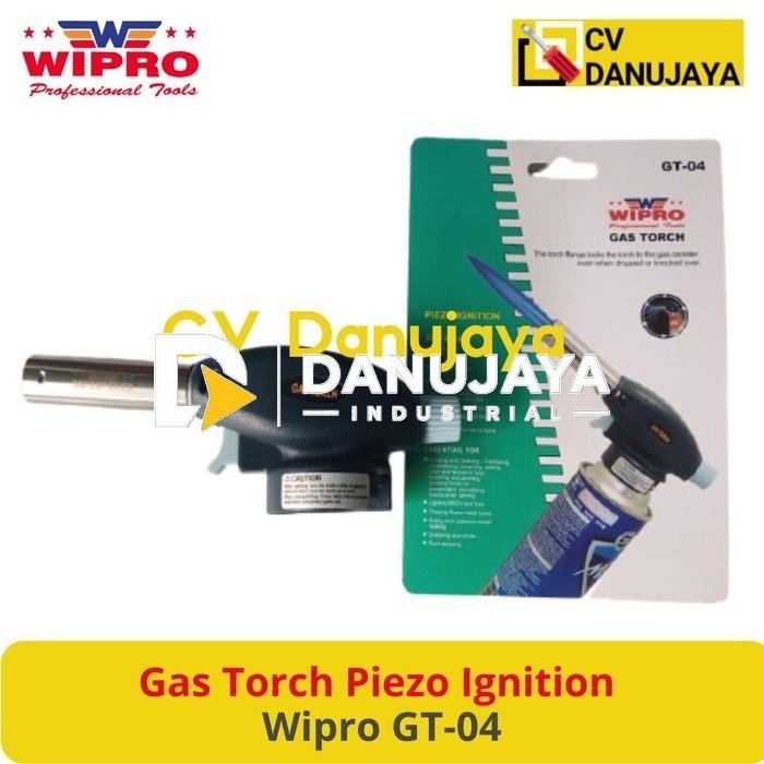 Gas Torch Piezo Ignition Kepala Gas Dengan Pematik Klik Wipro GT-04