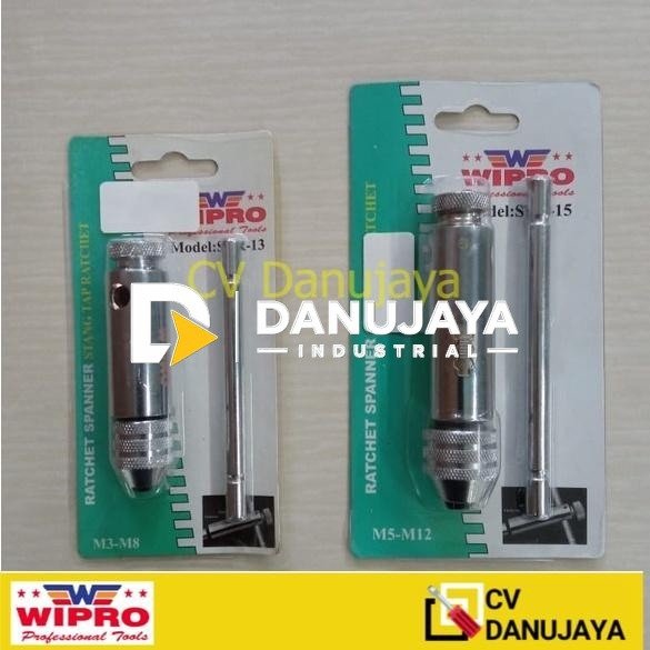 Stang Tap Ratchet Wipro / gagang tap ratchet Spanner STR-13 STR-15 Wipro
