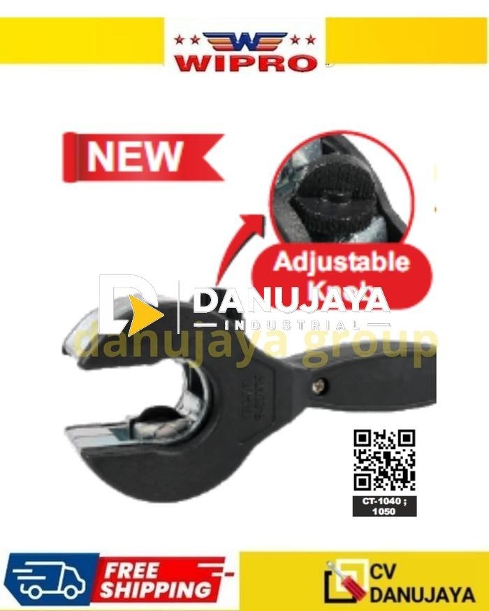 Gunting Pipa Ratchet CT-1040 & CT-1050 – Potong Pipa Tembaga & Aluminium Wipro