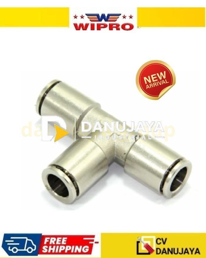Konektor Fitting PA Tee Type 3 Way WIPRO Type Tipe Male NPBT12-03 NPBT12-02 NPBT12-01 NPBT10-04 NPBT10-03 NPBT12-04 NPBT14-02 NPBT14-03 NPBT16