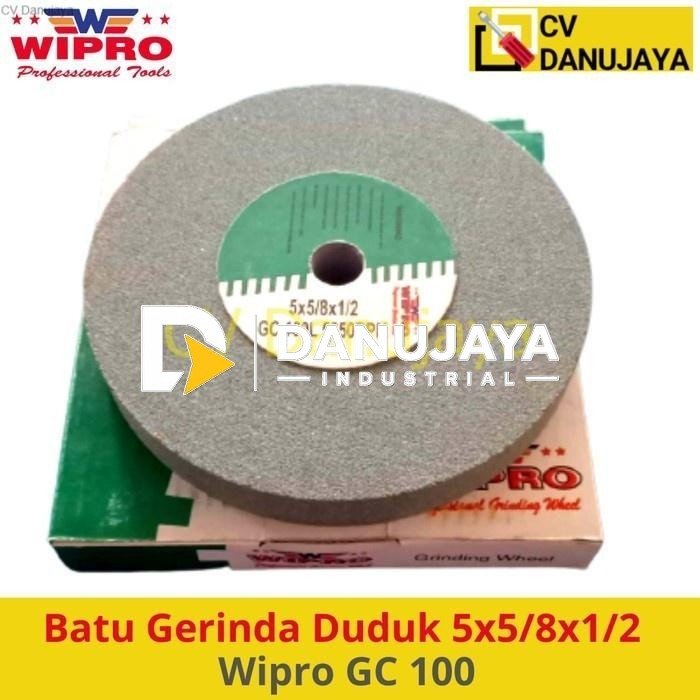 Batu Gerinda Grinder Mata Duduk 5inch 5" Grit 80 Wipro GC80