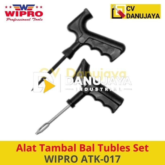 ALAT Tambal TUBLES Tubeless BAN GAGANG PLASTIC Set ATK-017 WIPRO