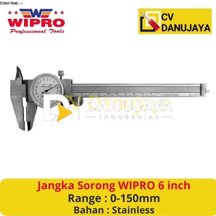 Jangka Sorong Sigmat Vernier Sketmat with Dial 6inch WIPRO WPD1015