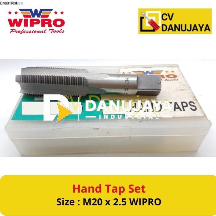 Hand Tap Hand tools Set Size M20X2.5 / M20 x 2.5 WIPRO