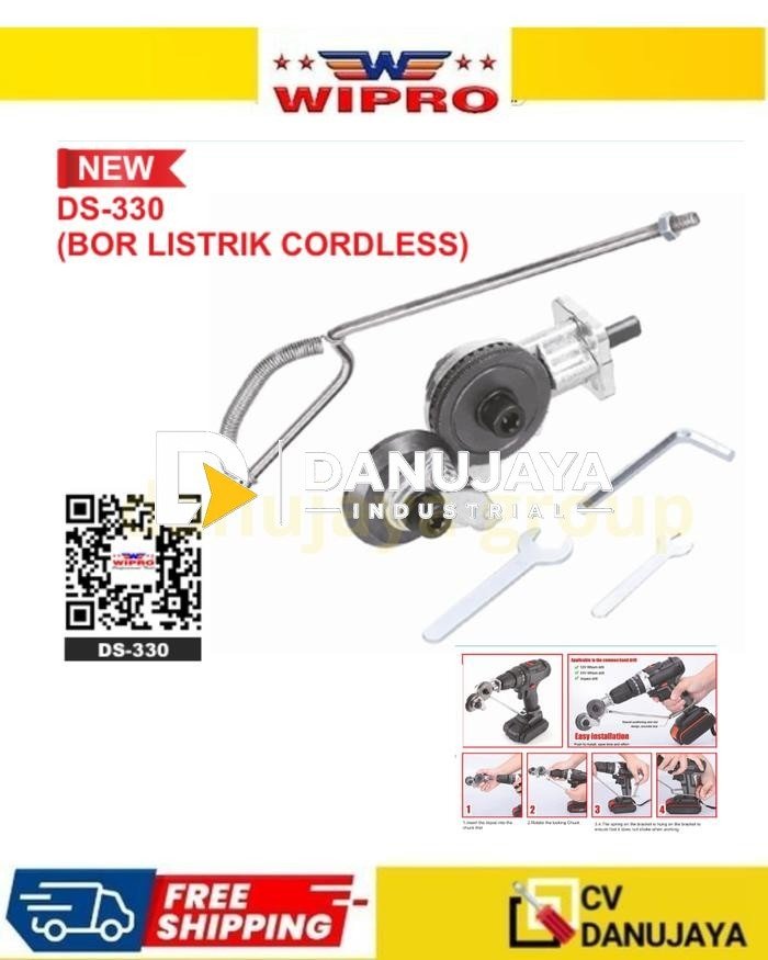 Adabtor Penghubung Konektor Bor Listrik Cordless Pemotong Seng Galvalum Plat Besi Gunting Lembaran Logam DS-330 DS-310 Wipro