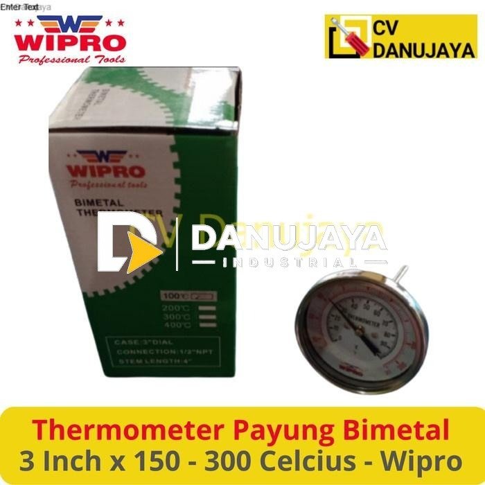 Termometer Payung / Thermometer Minuman Bimetal 300 Celcius - Wipro