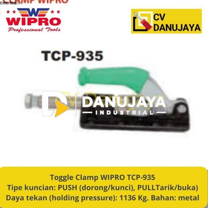 Toggle Clamp Klem Alat Jepit WIPRO TCP-935