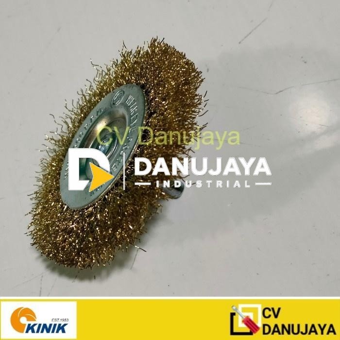 Sikat Bulat Tangkai SSW 30 75mm Sikat Tangkai Bulat 75mm Tangkai 6mm