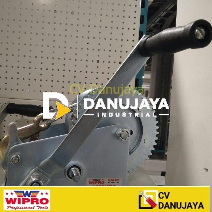 Hand Winch Single Gear With Wire Rope WSR 160 Wipro