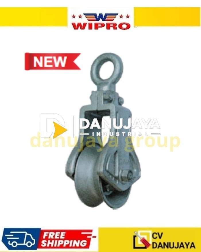 Try Net Block WIPRO TNB-150 5 Ton TNB-200 10 Ton Katrol Kapal Laut 6 Inch 8 Inch Heavy Duty Wipro