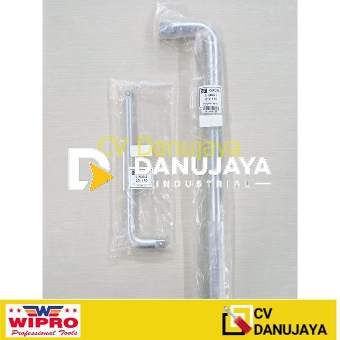 Stang Kunci Sock / Gagang Kunci Sock / L Handle Chrome ( 3/4" & 1/2" ) Wipro
