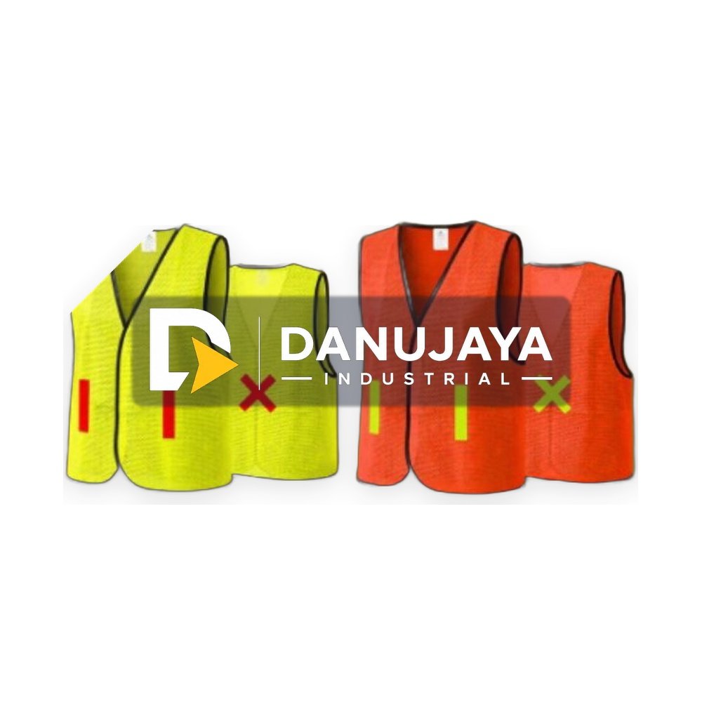 Paket 100 PCS GOSAVE Rompi Proyek Jaring X / 4 Garis / Jaring V / Vizor