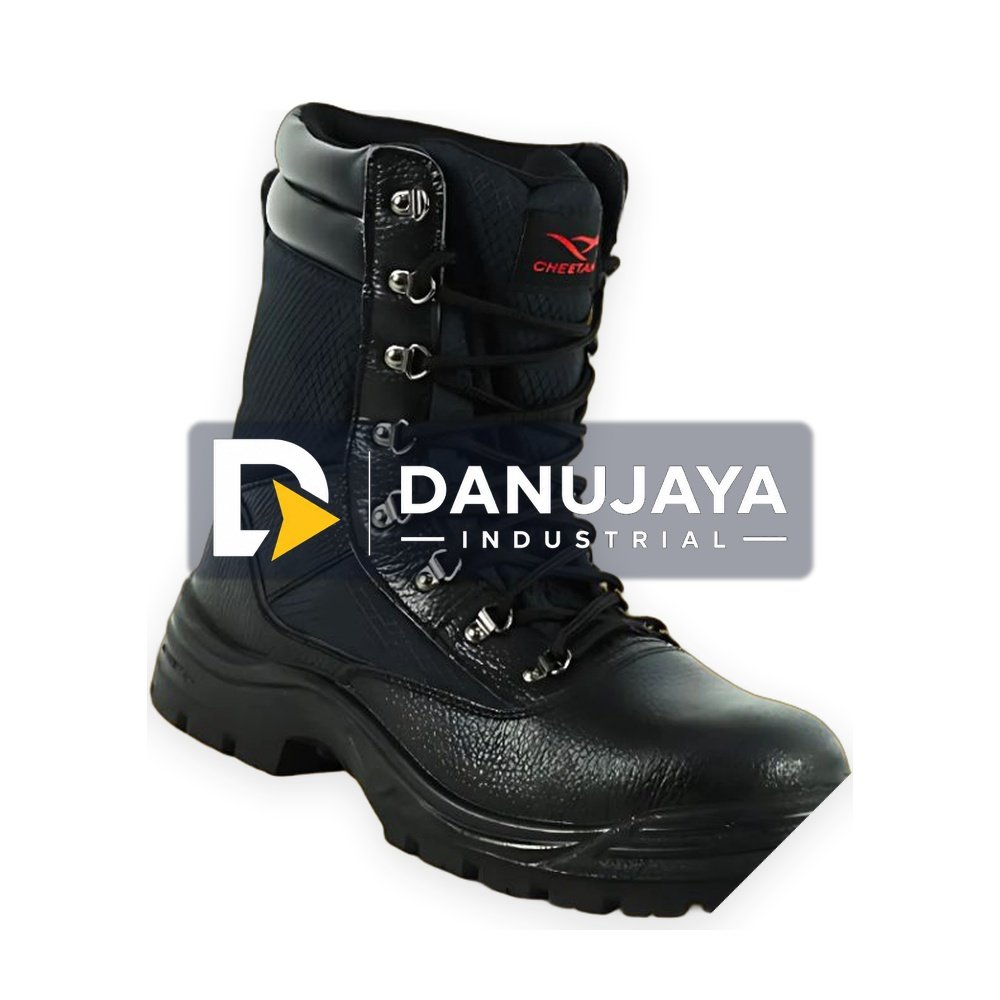 Sepatu Safety Cheetah 3286H Sepatu TNI Polisi Satpam Security ORIGINAL