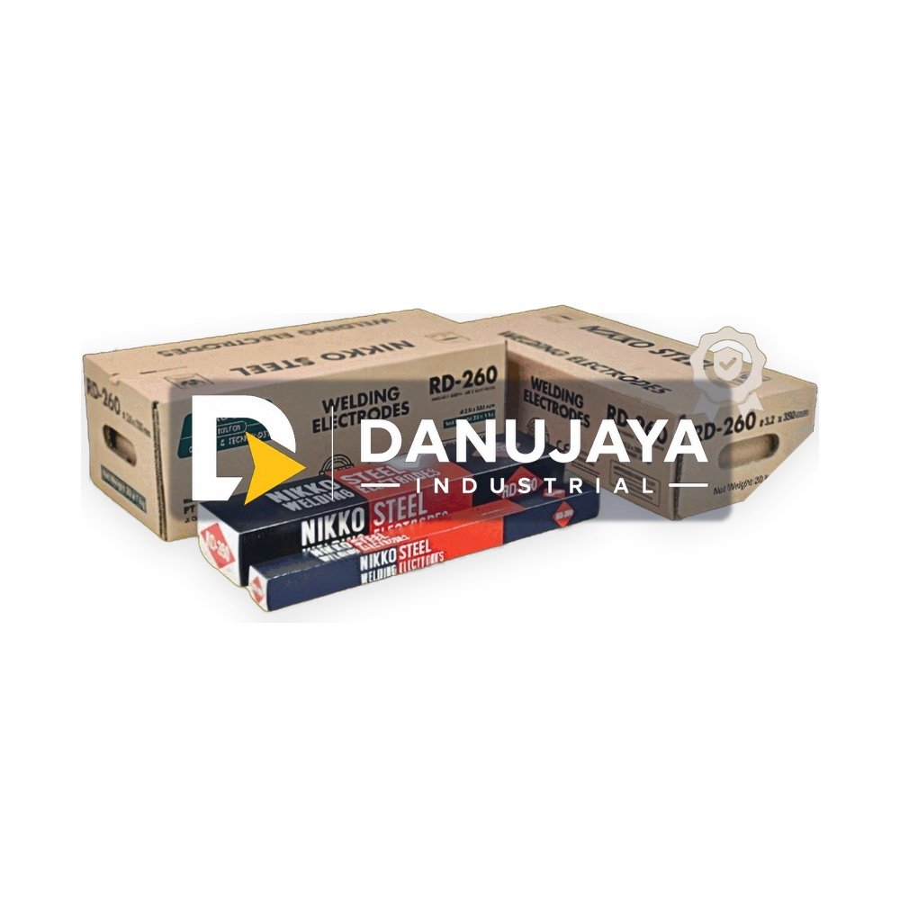 Kawat Las Nikko Steel RD260 1.6mm 2.0mm 2.6mm 3.2mm Anti Lengket Terak Halus Stabil