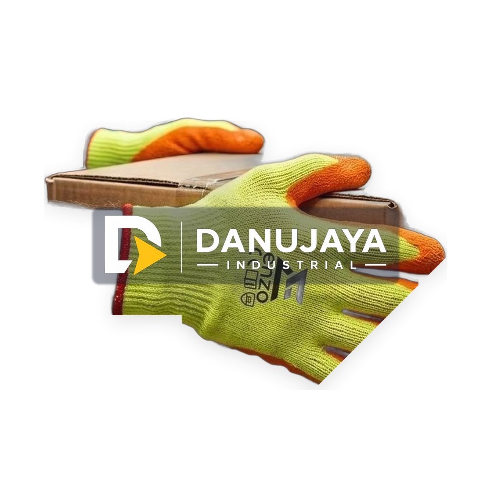 Sarung Tangan Kaca Proyek Perkebunan Latex Ecolatex Orange GOSAVE ENZO