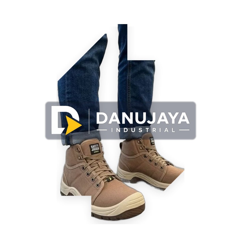 Sepatu Safety Jogger Desert Khaki Brown Sand Coklat