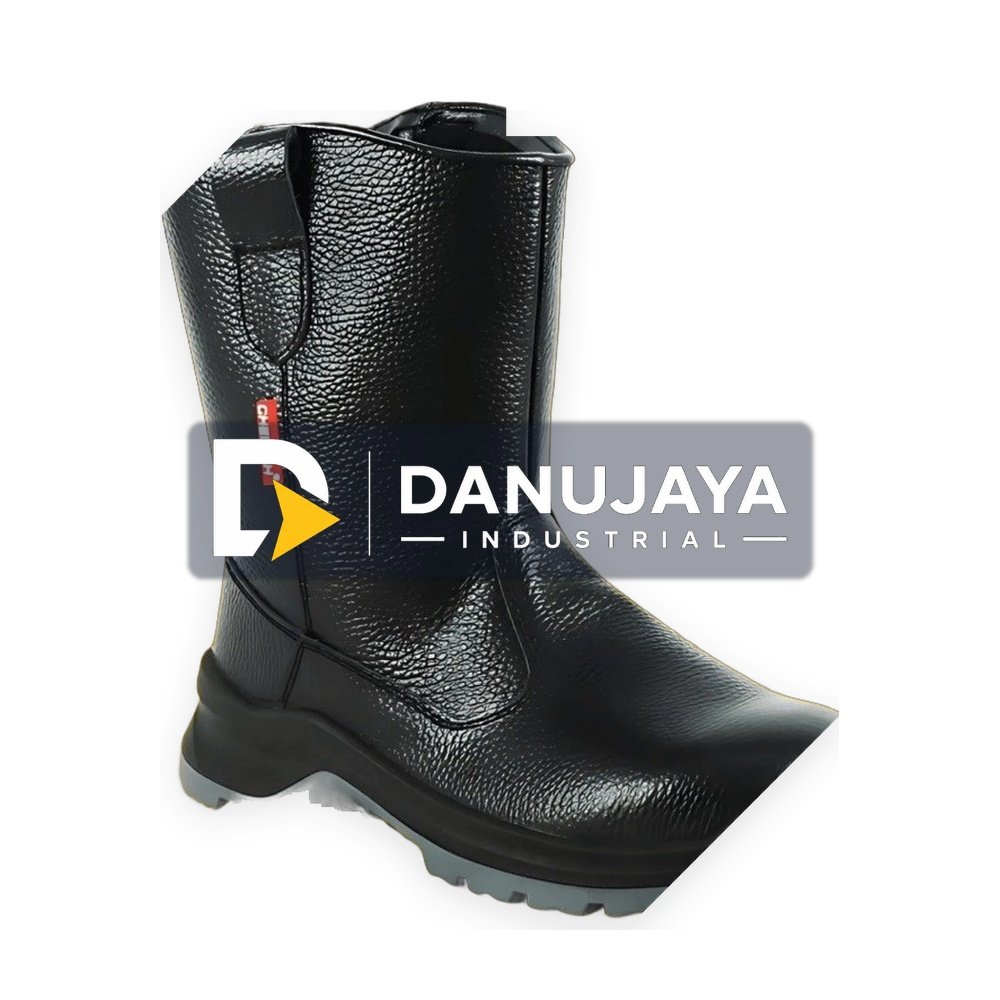 Sepatu Safety Cheetah 7288H Hitam Original Oil Resistant