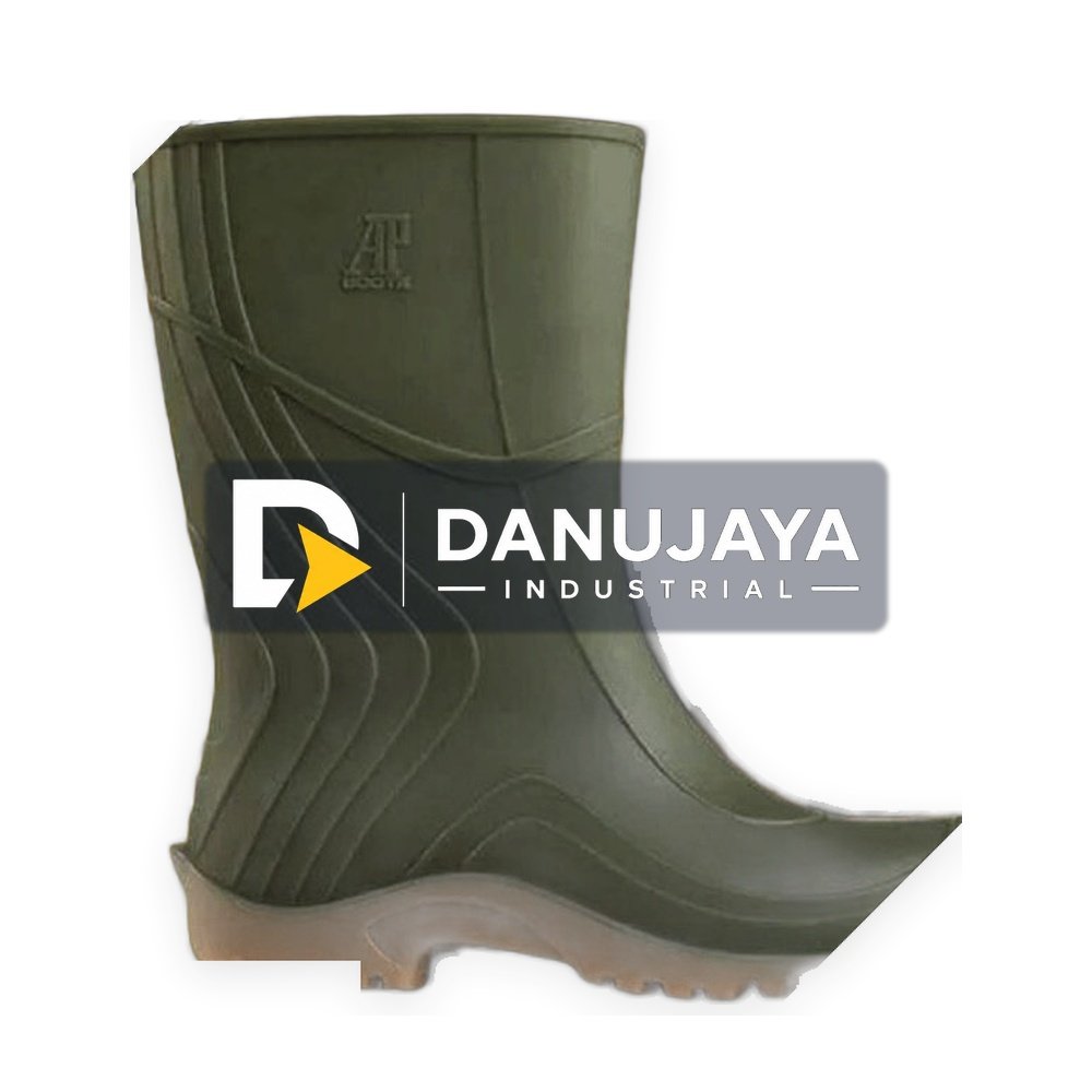 ( Garansi ) Sepatu AP Boots 2007 Hijau, Anti Slip, Tahan Lumpur