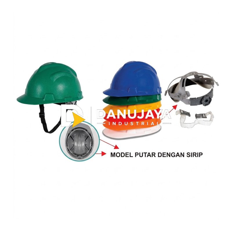 Helm Proyek tipe Putar Pelindung Kepala Safety Helmet Wipro