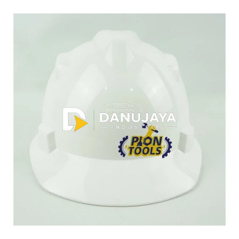 Wipro Helm Proyek warna Putih tipe putar Helm Proyek Putar Helm Safety