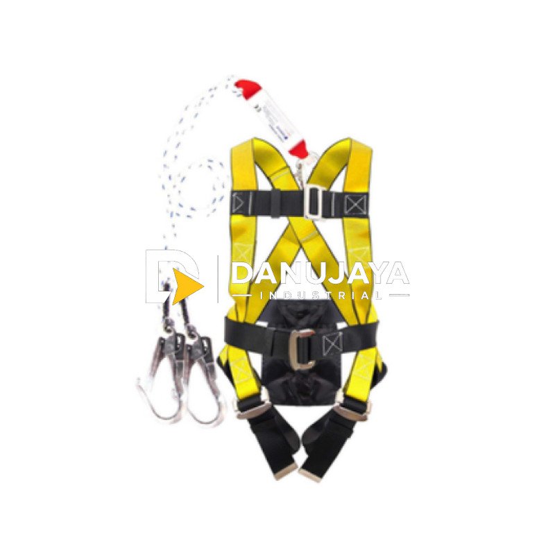GOSAVE Full Body Harness Pro Absorber Double Big Hook
